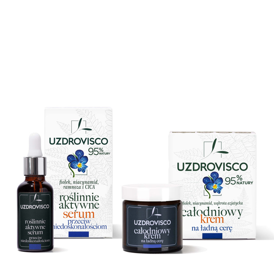 Zestaw Piękno perfekcyjnej cery: krem+serum