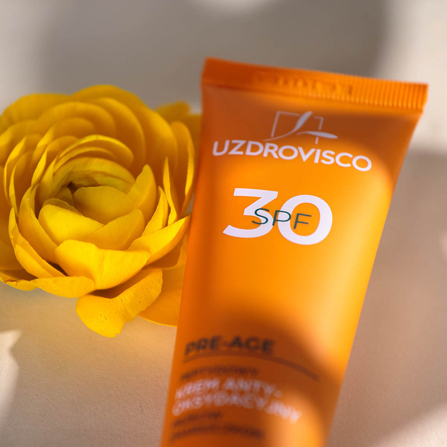 SPF 30 peptydowy krem antyoksydacyjny przeciw zmarszczkom